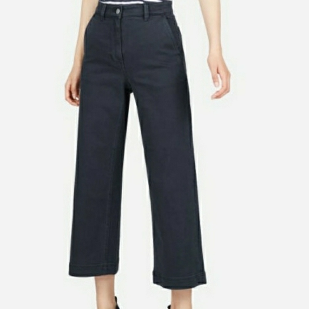 Everlane wide legs crop size 8 reg